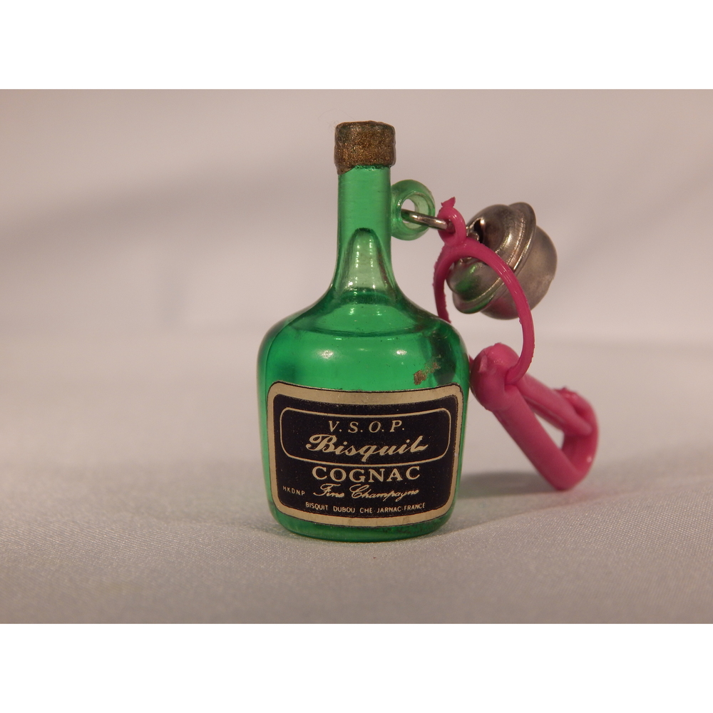RARE 1980's VINTAGE PLASTIC CLIP CHARM W/BELL VSOP